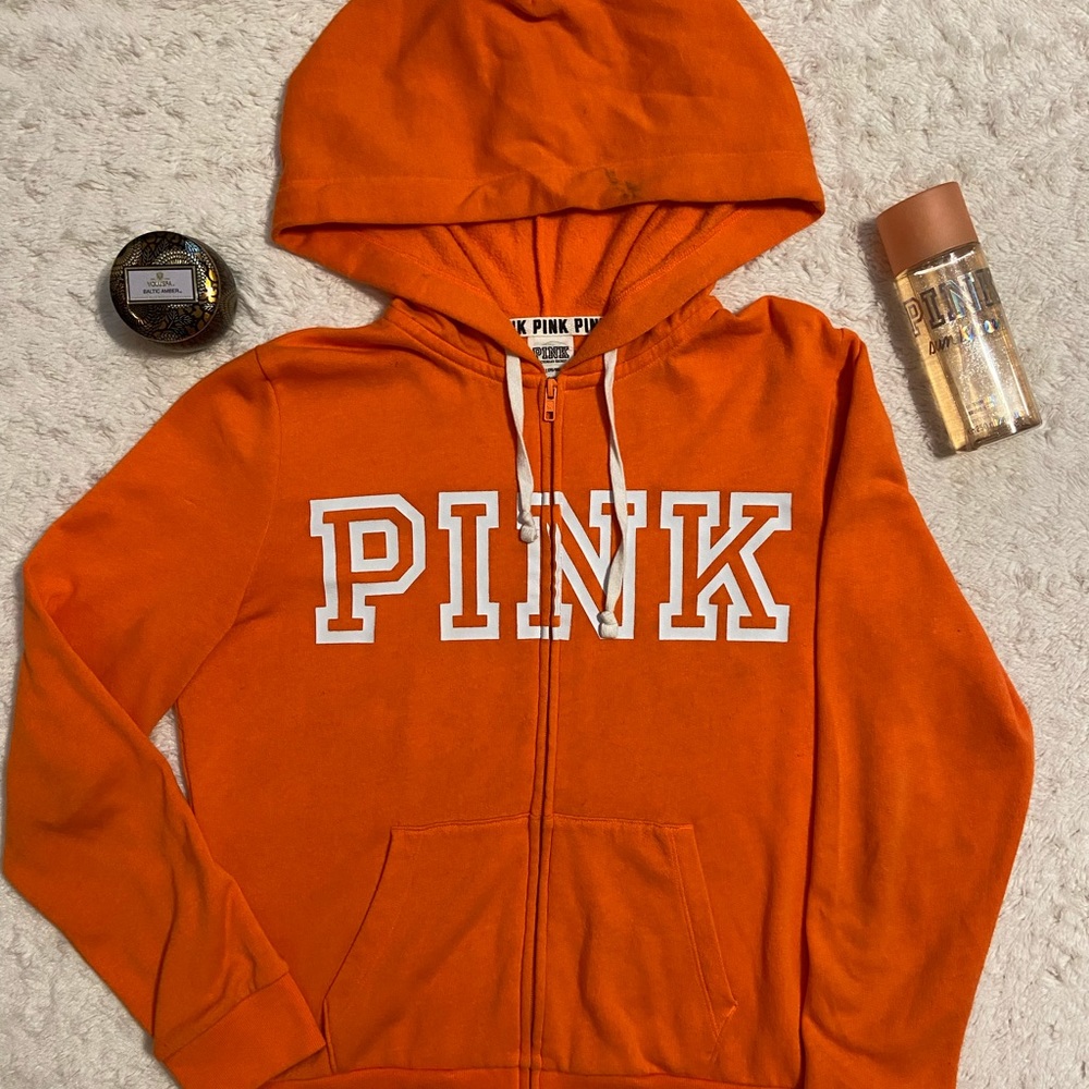 🍑Pink zip up hoodie